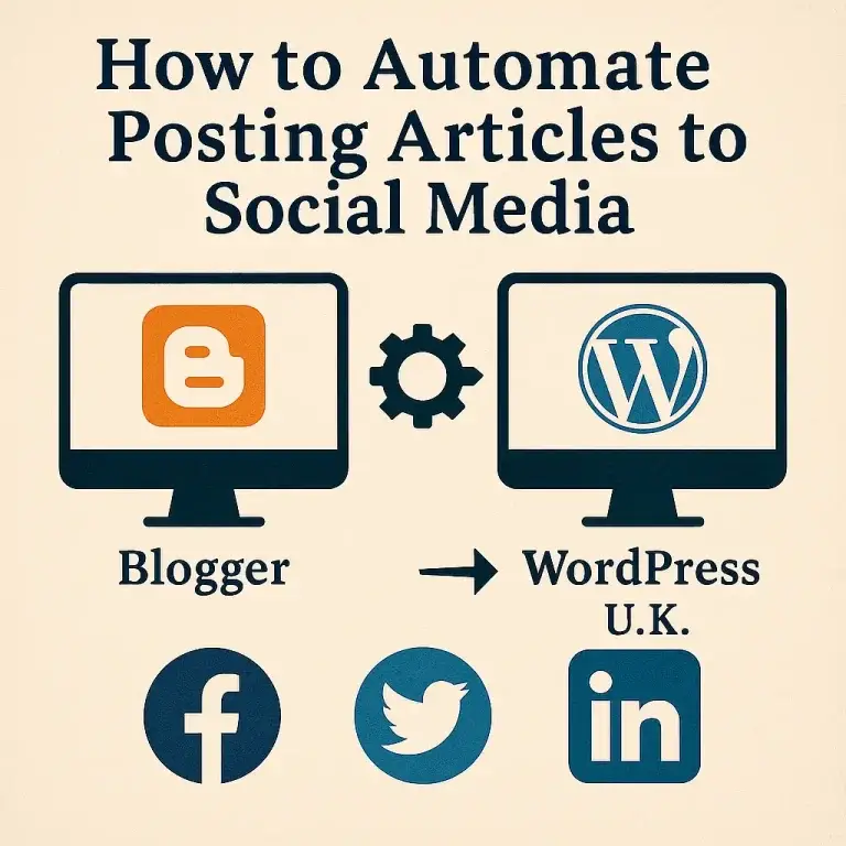 How to Achieve Automated Posting to Social Media from Blogger and WordPress