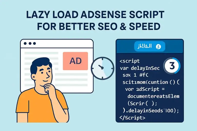 Lazy Load AdSense Script for Better SEO & Speed