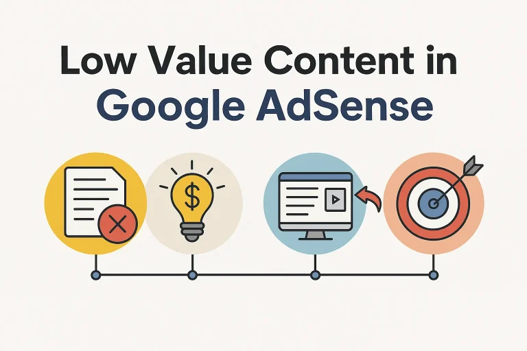 Low Value Content in Google AdSense