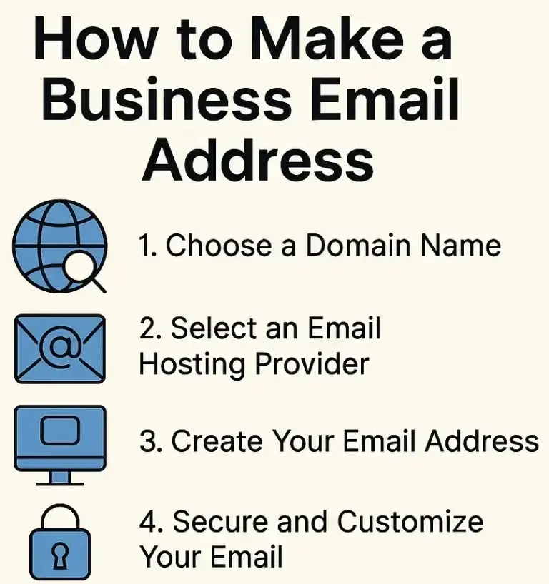 how to make a business email address